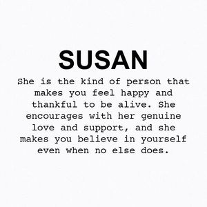 Meet your Posher, Susan